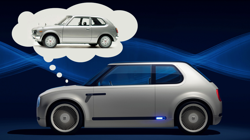 Illustration for article titled Honda Wins With This Fantastic Electric Retro-Future Concept